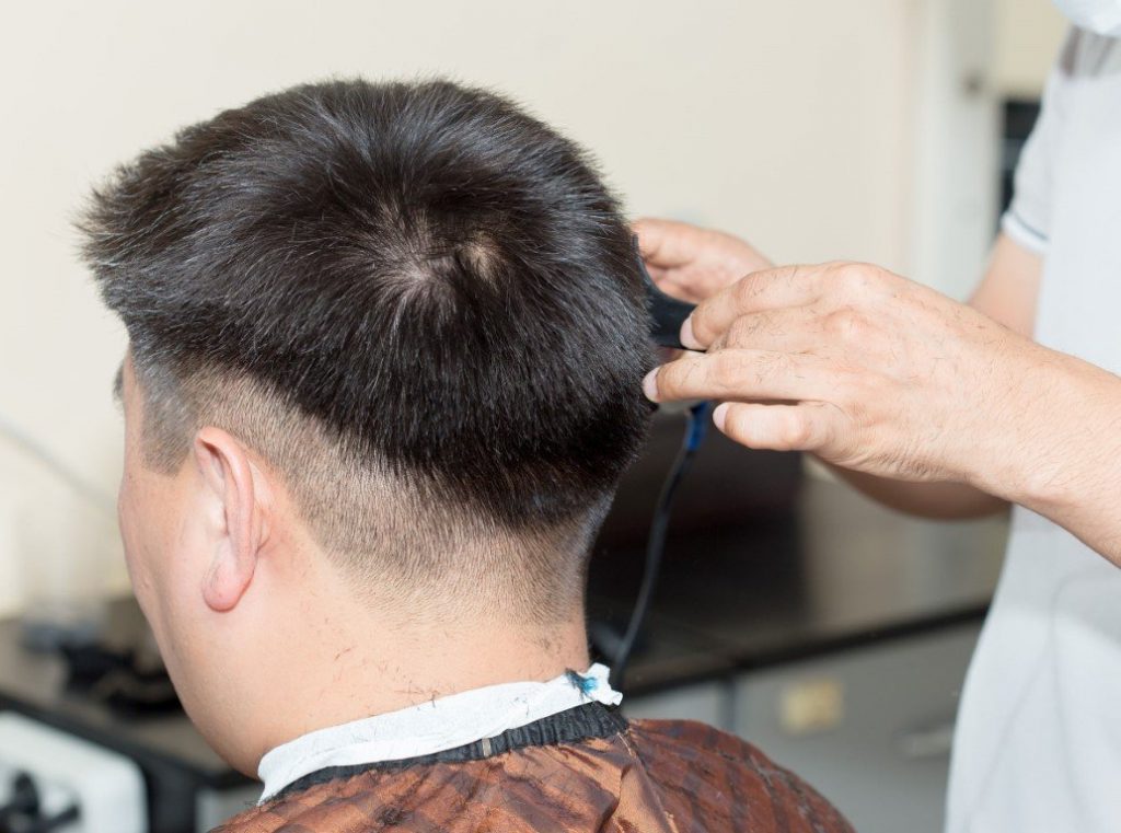 Undercut herenkapsel