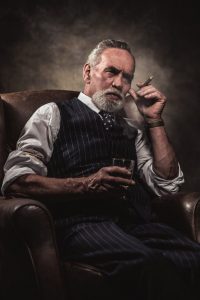 Grijze herenkapsels