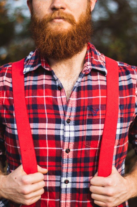 Baardgroei woodcutter look