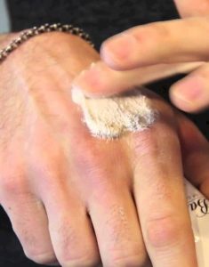 Gezichtsscrub mannen