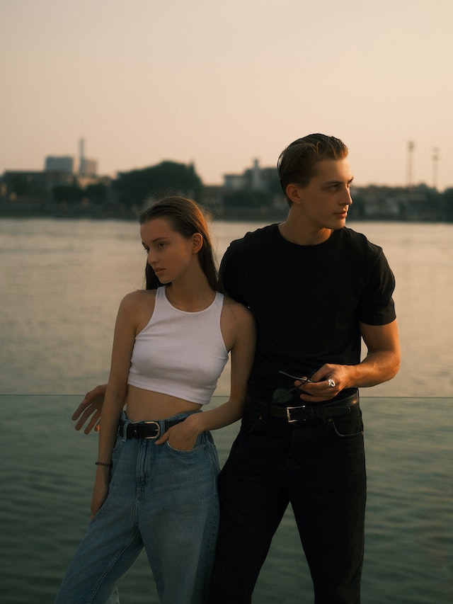 Fringelook, model, man en vrouw